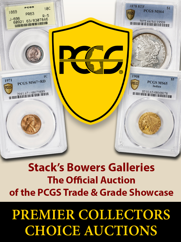 The May 27, 2026 Premier Collectors Choice PCGS Trade & Grade Showcase Auction