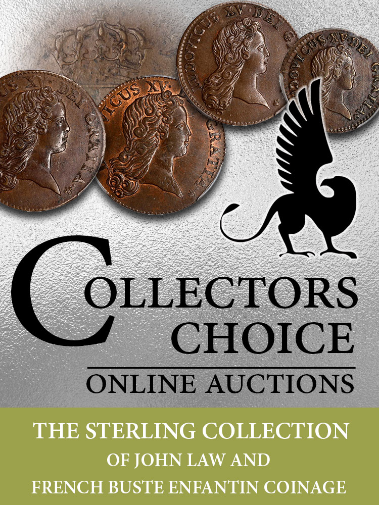 The Sterling Collection of John Law & French Buste Enfantin Coinage
