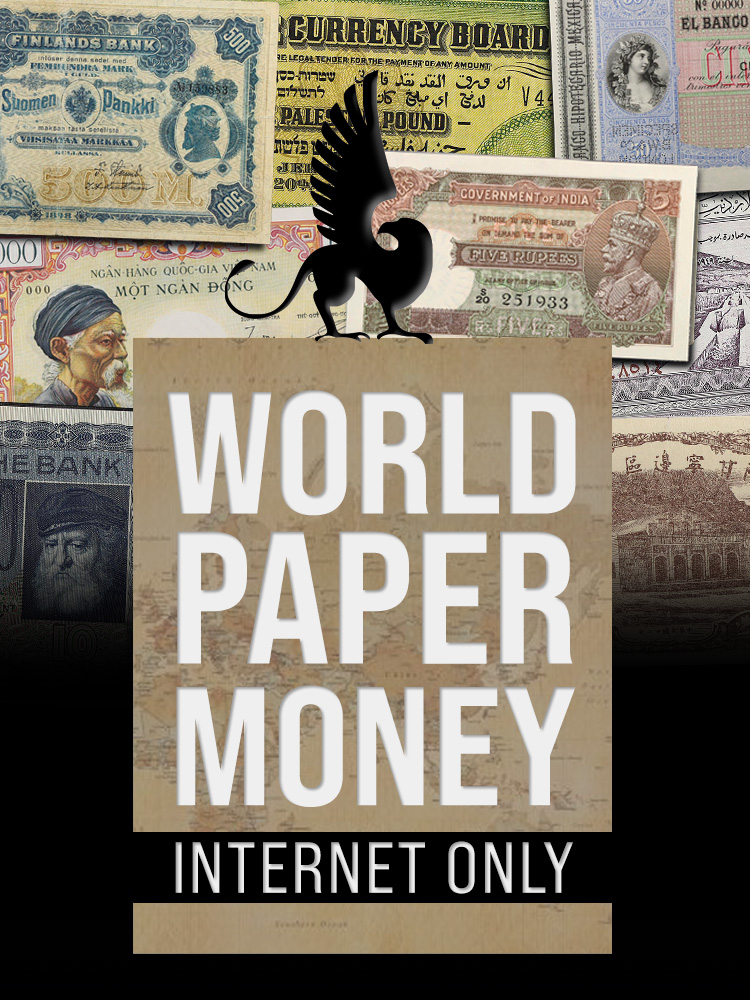 The December 2022 World Paper Money Internet Only Auction