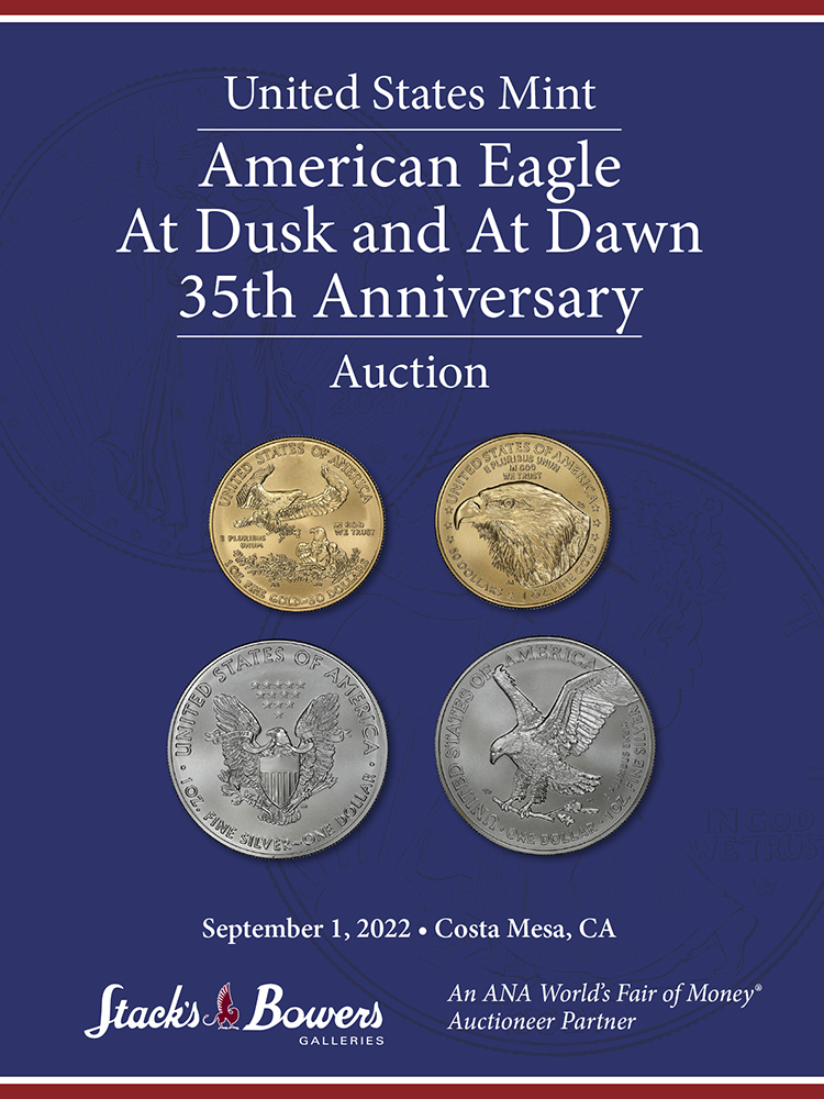 The United States Mint American Eagle At Dusk and At Dawn 35th Anniversary Auction