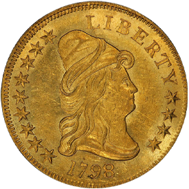 1798/7 Capped Bust Right Eagle