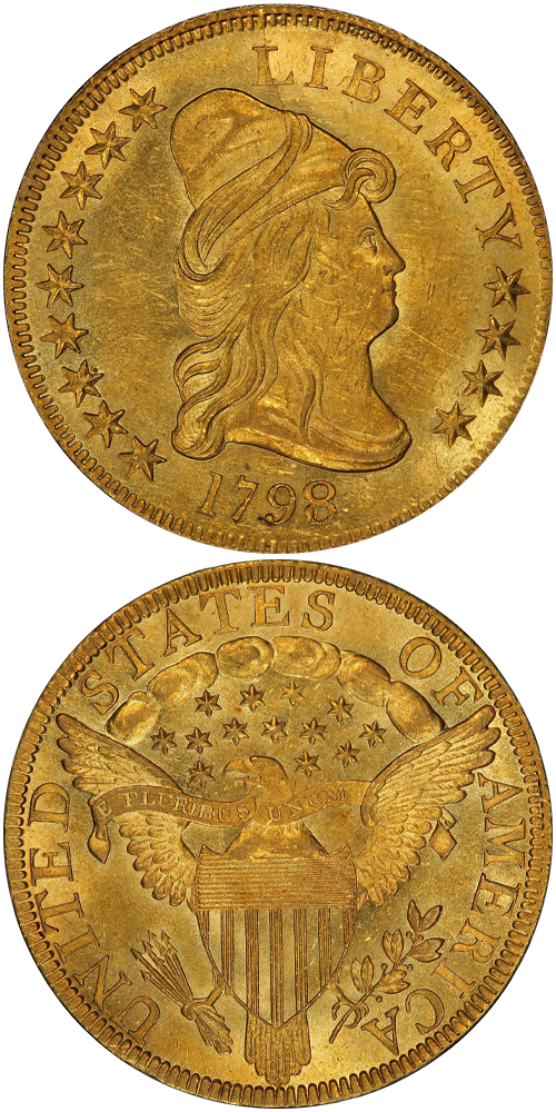 1798/7 Capped Bust Right Eagle