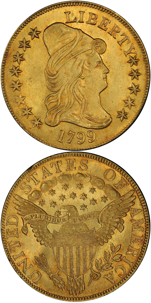 1799 Capped Bust Right Eagle