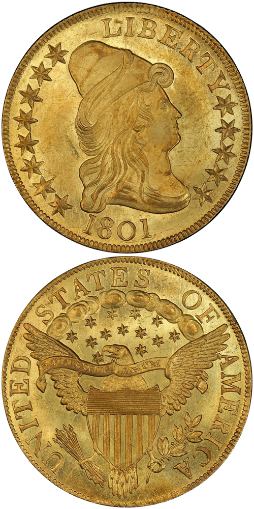 1801 Capped Bust Right Eagle
