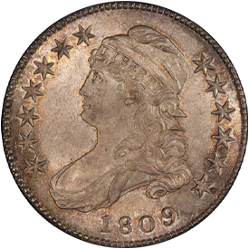 1809 Capped Bust Half Dollar