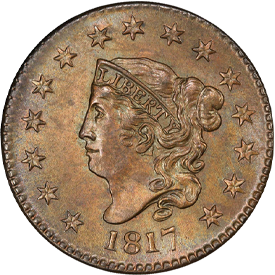 1817 Matron Head Cent