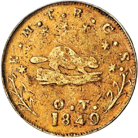 1849 Oregon Exchange $10.00
