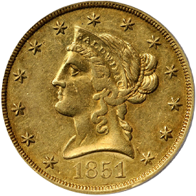 1851 Baldwin & Co. $10.00