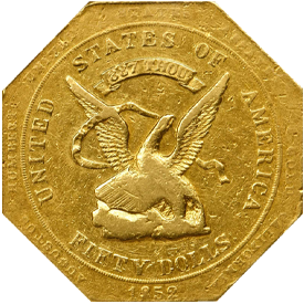1852 Humbert $50.00
