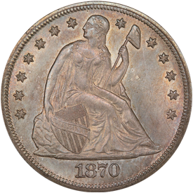 1870-CC Liberty Seated Dollar