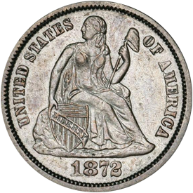 1872-CC Liberty Seated Dime