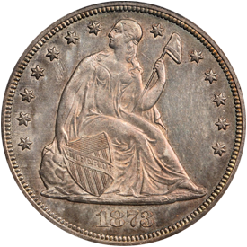 1873-CC Liberty Seated Dollar