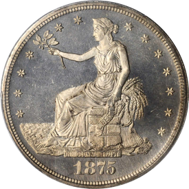 1875 Trade Dollar