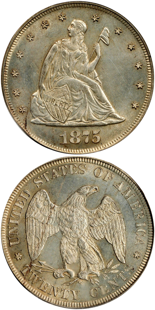 1875 Twenty Cent