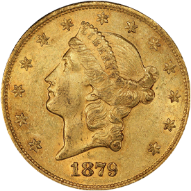 1879-O Liberty Head Double Eagle