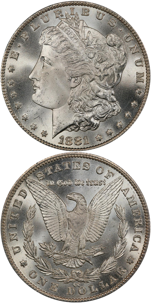 1881-CC Morgan Dollar