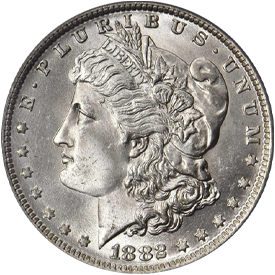 1882-O/S Morgan Dollar