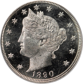 1890 Liberty Head Nickel