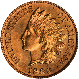 1890 Indian Head Cent