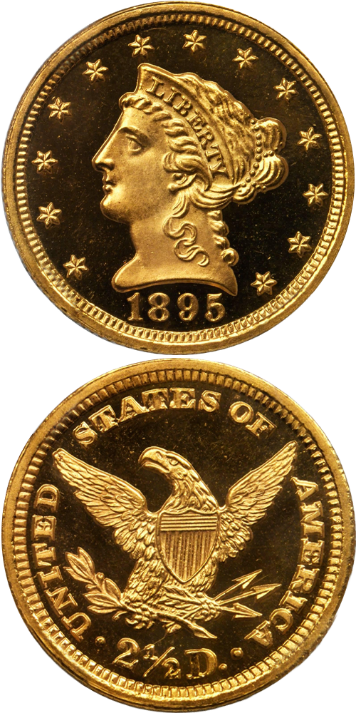 1895 Liberty Head Quarter Eagle