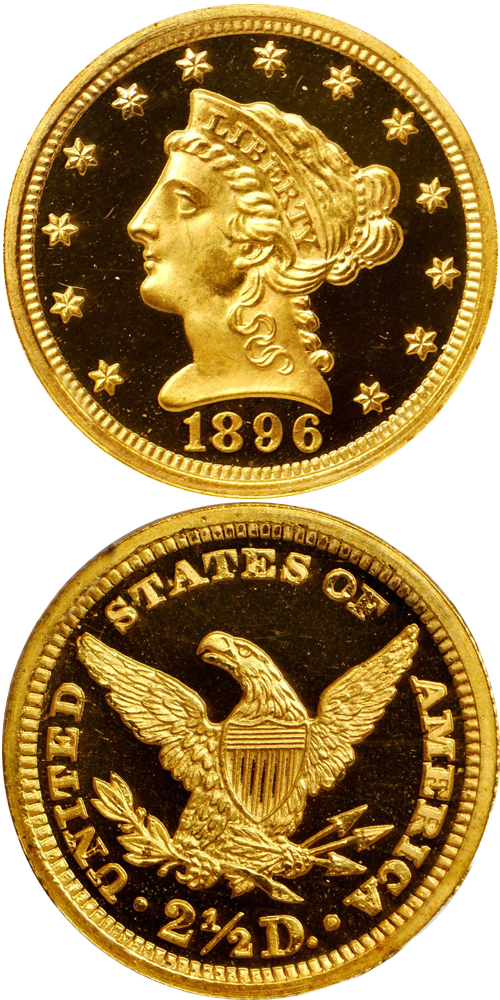 1896 Liberty Head Quarter Eagle