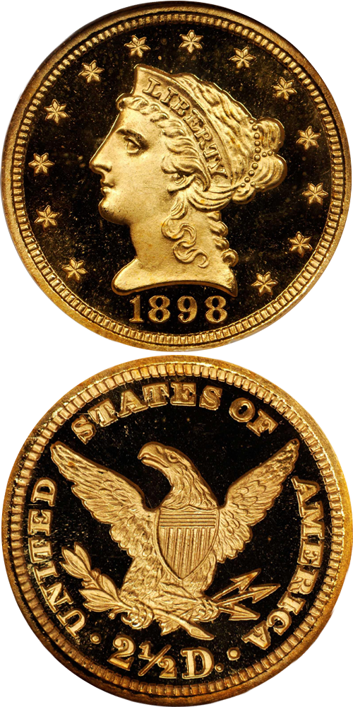 1898 Liberty Head Quarter Eagle
