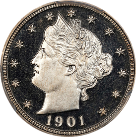 1901 Liberty Head Nickel