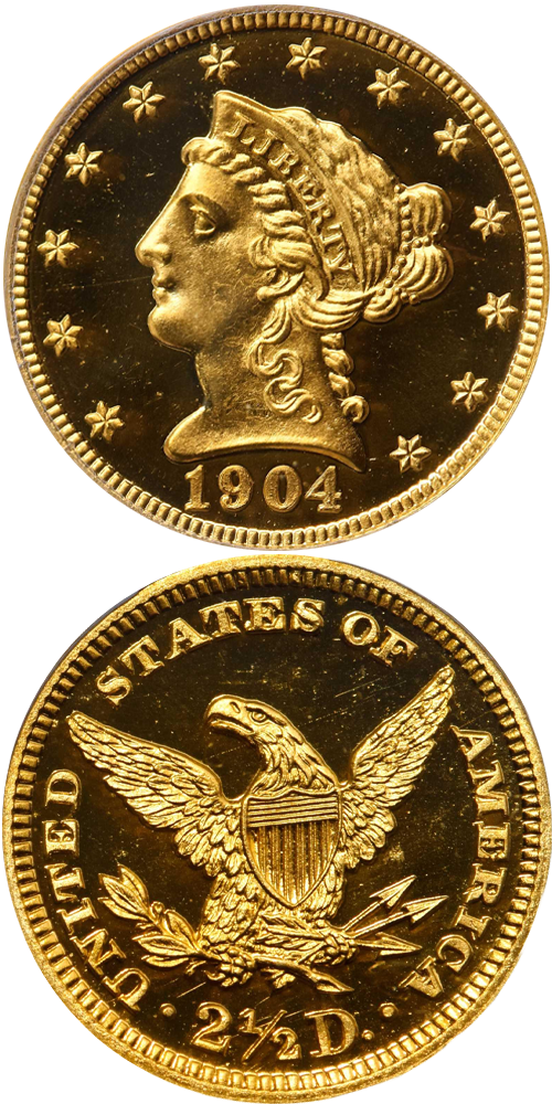 1904 Liberty Head Quarter Eagle