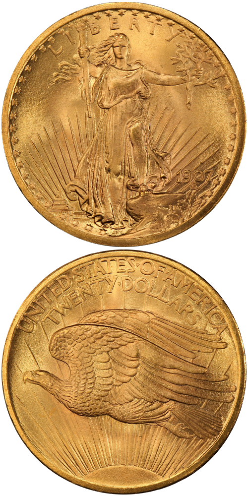 1907 Saint Gaudens Double Eagle
