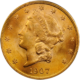 1907-S Liberty Head Double Eagle