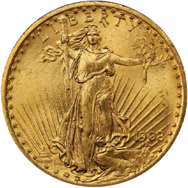 1908 Saint Gaudens Double Eagle