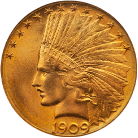 1909-D Indian Head Eagle
