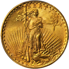 1909-S Saint Gaudens Double Eagle