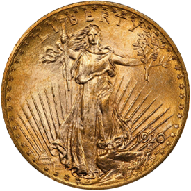 1910-D Saint Gaudens Double Eagle