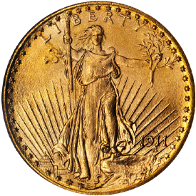 1911-D Saint Gaudens Double Eagle