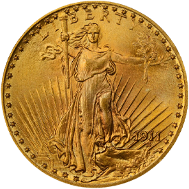 1911 Saint Gaudens Double Eagle