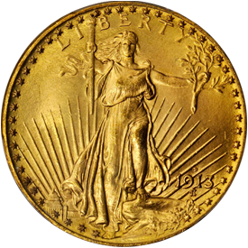 1913-D Saint Gaudens Double Eagle