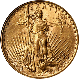 1913-S Saint Gaudens Double Eagle