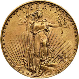 1914-S Saint Gaudens Double Eagle