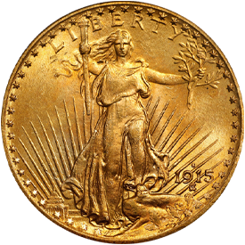 1915-S Saint Gaudens Double Eagle