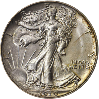 1919-S Walking Liberty Half Dollar