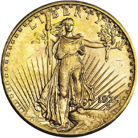 1924-D Saint Gaudens Double Eagle