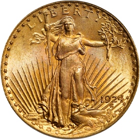 1924 Saint Gaudens Double Eagle