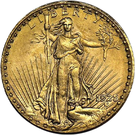 1925-S Saint Gaudens Double Eagle