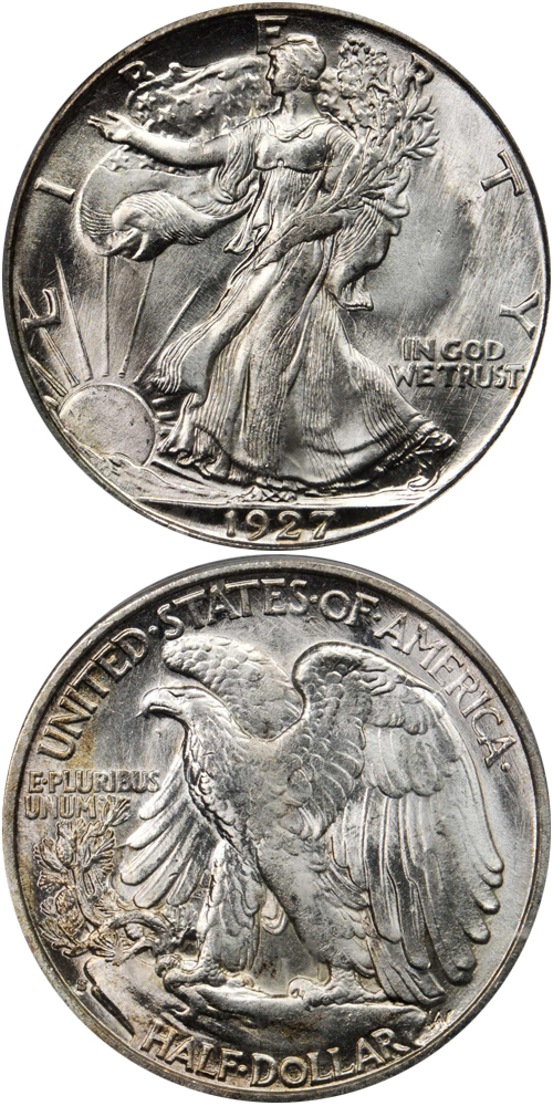 1927-S Walking Liberty Half Dollar