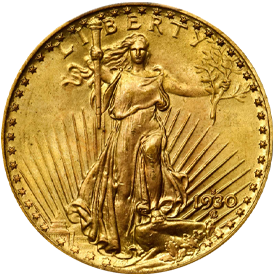 1930-S Saint Gaudens Double Eagle