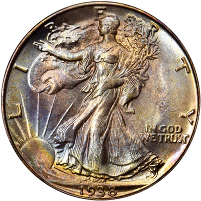1938-D Walking Liberty Half Dollar