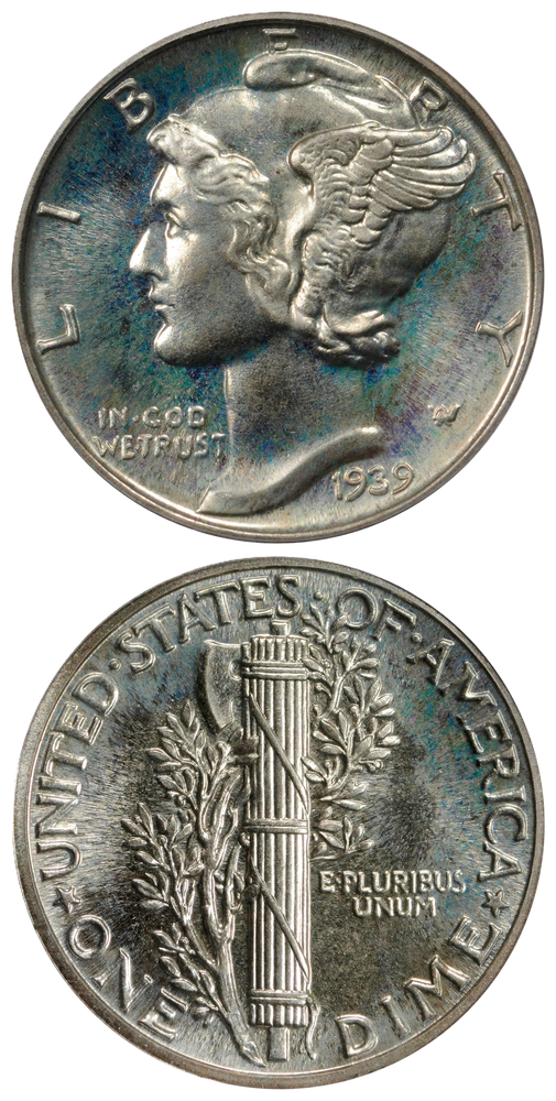 1939 mercury dime newest