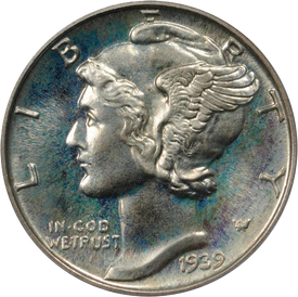 1939 Mercury Dime