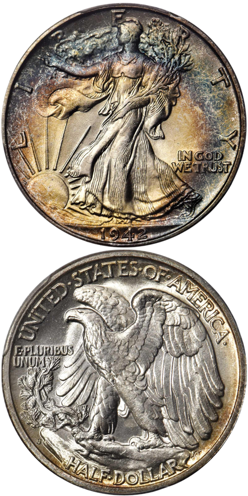 1942-S Walking Liberty Half Dollar